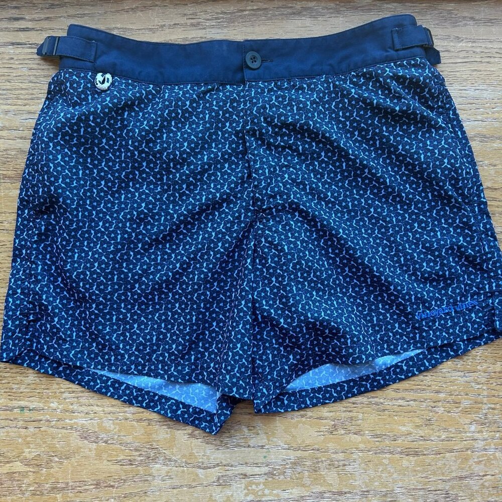 Men’s Vineyard Vines All Over Floral Print Lined Swim Board Shorts Sz 28